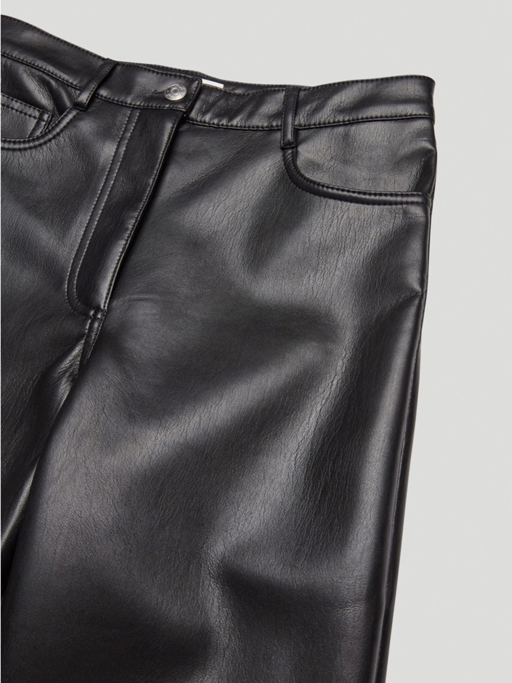 Aritzia cropped leather pants
